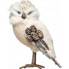 Atmosphera Figurka sovy s polyesterovým povlakem, 23 cm