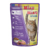 Miau Miau Cat Sterilised kuracie, vrecko 100 g - 24 ks