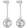 EVOLUTION GROUP 31271.1 krištáľové náušnice dekorované krištáľmi Swarovski ( 925/1 000, 2,6 g)