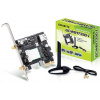 GIGABYTE GC-WB1733D-I, WiFi 802.11ac, Bluetooth 5, PCIe, Dual Band, 1734 Mb/s