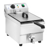 Elektrická fritéza - 10 l - 3 000 W - vypúšťací kohútik - Royal Catering RCEF 10EH-1