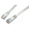Solarix Patch kábel plochý CAT5E UTP LSOH 5m sivý non-snag-proof C5E-111GY-5MB