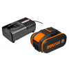 WORX Garden 45003604 WA3604 - Akumulátor 20V, 4Ah + nabíječka 20V, 2A