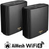 ASUS ZenWiFi XT9 2-pack Wireless AX7800 Tri-band Mesh WiFi 6 System, black 90IG0740-MO3B30