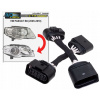 PASSAT B6 3C 05-10 adaptérová spojka pre lampy XENON na ZAROVKY
