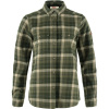 FJÄLLRÄVEN Värmland Heavy Flannel Shirt W Green-Deep Forest - XS