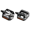 Pedále Shimano PD-T421 Click´R SPD, čierne s klietkou