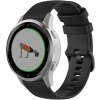 PREsmartfon Garmin Vivoactive 4S/ Vivomove 3S/ Venu 3S/ Venu 2S, Forerunner 255S silikónový remienok čierny