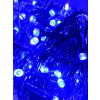HIBRIGHT LED vianočné osvetlenie 21m reťaz so zeleným káblom, 300xLED, IP20, modrá