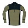 Devold Lauparen Merino 190 Zip Neck Man -ink/ lichen/black M