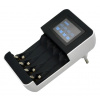 Solight nabíječka s LCD displejem, AC 230V, 450mA, 4 kanály, AA/AAA, řízená mikroprocesorem - DN25