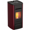 AMG S.p.A KALOR Ermetica 98 Cast Iron 10 C oceľ bordová, s ventilátorom a s možnosťou teplovzdušného rozvodu