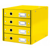 Leitz Click&Store box 4 zásuvky žltý