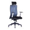 OFFICE PRO s.r.o. Kancelárska stolička CALYPSO GRAND, nastaviteľný podhlavník, antracit