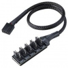 Rozbočovač AKASA - FLEXA FP5H - 5 x PWM z MB PWM AK-CBFA08-30BK
