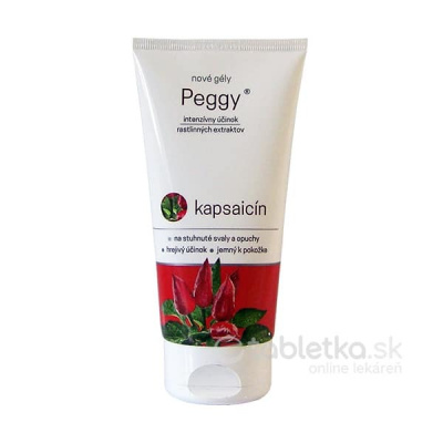 PEGGY nové gély kapsaicín 1x170 g