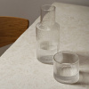 ferm LIVING sada karáf Ripple Small, číre sklo, 2 kusy - 5447