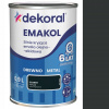 Dekoral Emakol olejovo-alkydový email na drevo a kov, čierny lesklý, 0,9 l