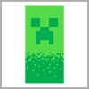Minecraft osuška, plážová uterák „Digital Creeper” 70x140 cm