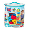 Mattel Mega Bloks veľké vrece kociek - modrý (80 ks)