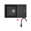 Sinks LINEA 780 Metalblack + Vitalia GR