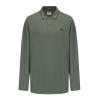 Slazenger Long Sleeve Tipped Polo Men Sage XL
