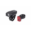 CTM Radiant USB 400 Lm set svetiel, čierna