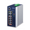 Planet IP30 Industrial L2/L4 8-port, IGS-4215-8P2T2S