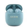 Bezdrôtové slúchadlá Guess Printed Classic Logo TWS Turquoise