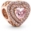 PANDORA Timeless 789218C01 Trblietavé vyvýšené srdce