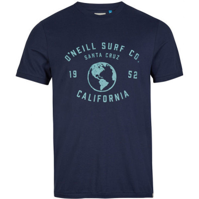 O'Neill LM WORLD T-SHIRT tmavo modrá,tyrkysová Pánske tričko S