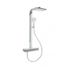 Villeroy & Boch Infinity Showers - Sprchový set s termostatom, 36x24 cm, 3 prúdy, chróm TVS11000400061