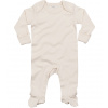 Babybugz Detský overal s dlhým rukávom BZ35 Organic Natural 0-3 Monate