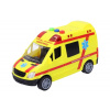 Wiky Auto ambulance záchranáři plast 14,5cm na baterie se světlem a zvukem