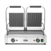 Dvojitý kontaktný gril, HENDI, drážkovaný vrch a hladké dno, 230V/3600W, 570x395x(H)510mm H 263808