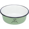 Miska Trixie, pro psy/kočky, zelená, nerez/smalt, 1,9 l/21 cm