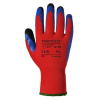 Ochranné rukavice, latexové, M, Duo Flex, červeno modrá