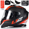 Motocyklová prilba LS2 FF800 Storm II Nerve M. Black Red S