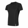 Sensor Tričko Merino Wool Active muži čierne 3XL