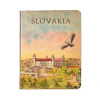 Ručne tvarovaný, vyklepávaný reliéfny kožený zápisník – Slovensko, Bratislavský Hrad 3