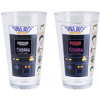 CurePink Proměňovací sklenice Stranger Things Arcade Palace PP10172ST 450 ml
