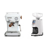 Ascaso Dream PID, Cloud White + Eureka Atom 60, white