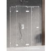 New Trendy Avexa White sprchovací kút 120x90 cm štvorcová biela matné/priehľadné sklo EXK-2857