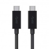 Belkin F2CU049bt2M-BLK USB-C to USB-C monitor, 2m, černý