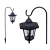 Solárna zapichovacia záhradná lampa - Lampa solárnej záhrady zavesenie lampa (Solárne závesné záhradné svietidlo LANTERN)