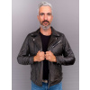 Max Original Leather Pánska kožená bunda TRUMP-2 antiq grey (5XL 66-68) - Antiq grey - 5XL