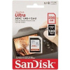 SanDisk Ultra SDXC UHS-I 256 GB (120 MB/s, trieda 10, U1, Full HD video)