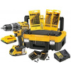 DeWALT DCK796D2T Aku Vŕtačka s príslušenstvom (18V/70Nm/2x2.0Ah) Tstak