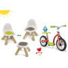 Smoby set Piknik stolík s dvoma stoličkami KidChair a balančné odrážadlo Learning Bike 880200A-10