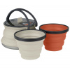 SEA TO SUMMIT X-Set: 11 3pc (X-Pot Kettle 1.3L, 2 X-Mugs), Sand Kettle, Sand Mug, Rust Mug